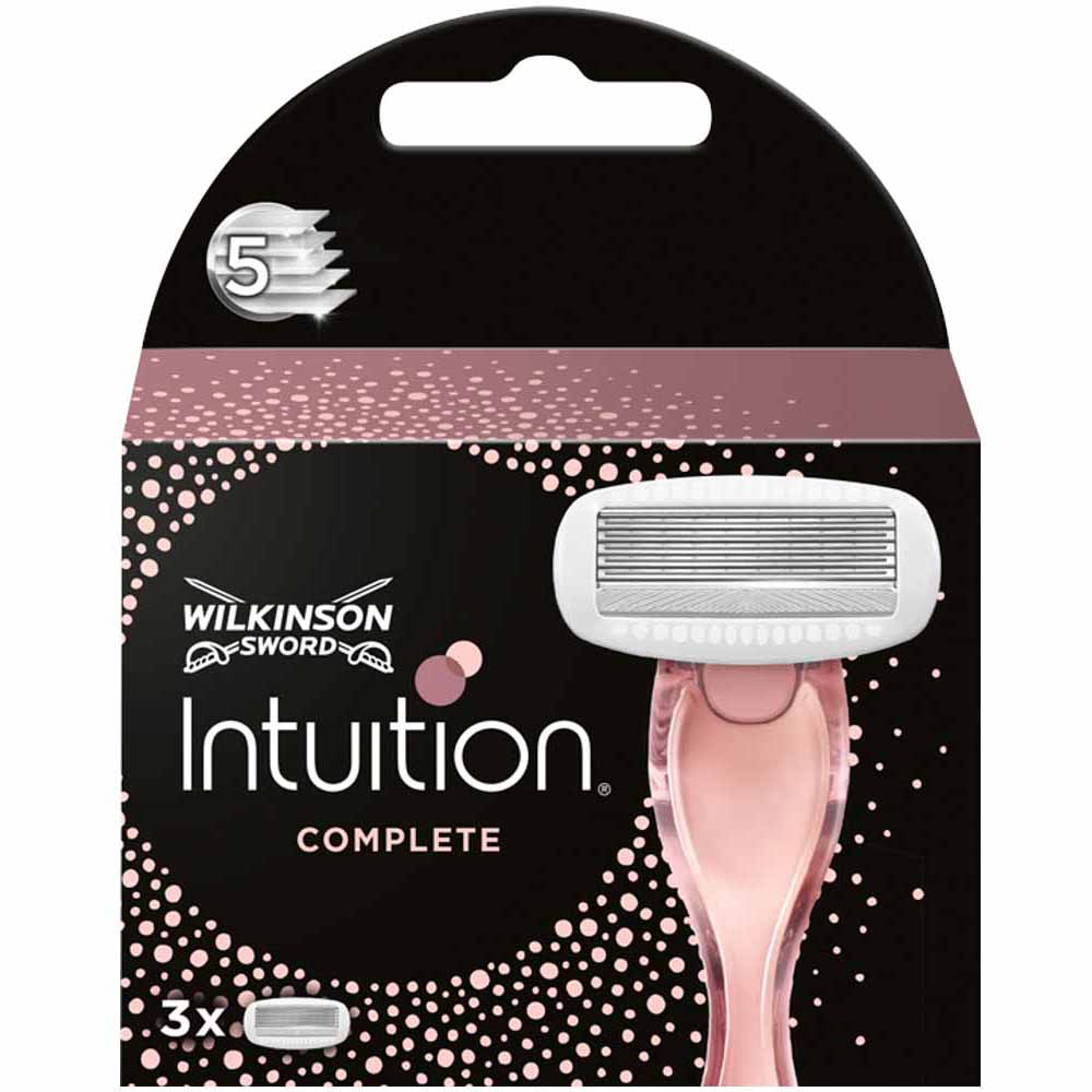 Wilkinson Sword Intuition Complete Refill 3 Pack Image 1