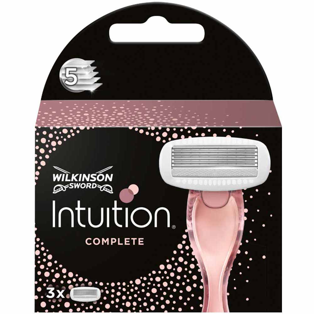 Wilkinson Sword Intuition Complete Refill 3pk  - wilko