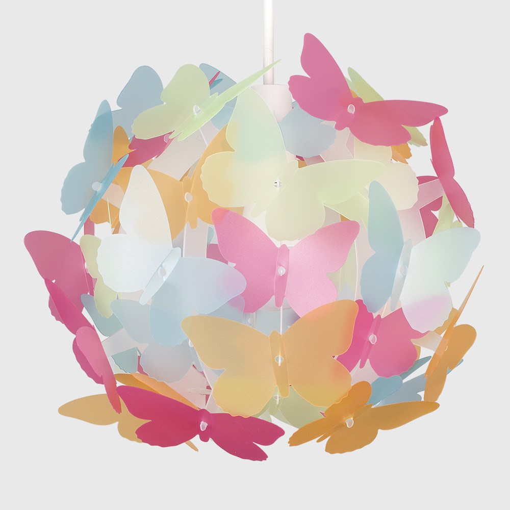 ValueLights Multicolour Butterfly Ball Pendant Shade Image 4
