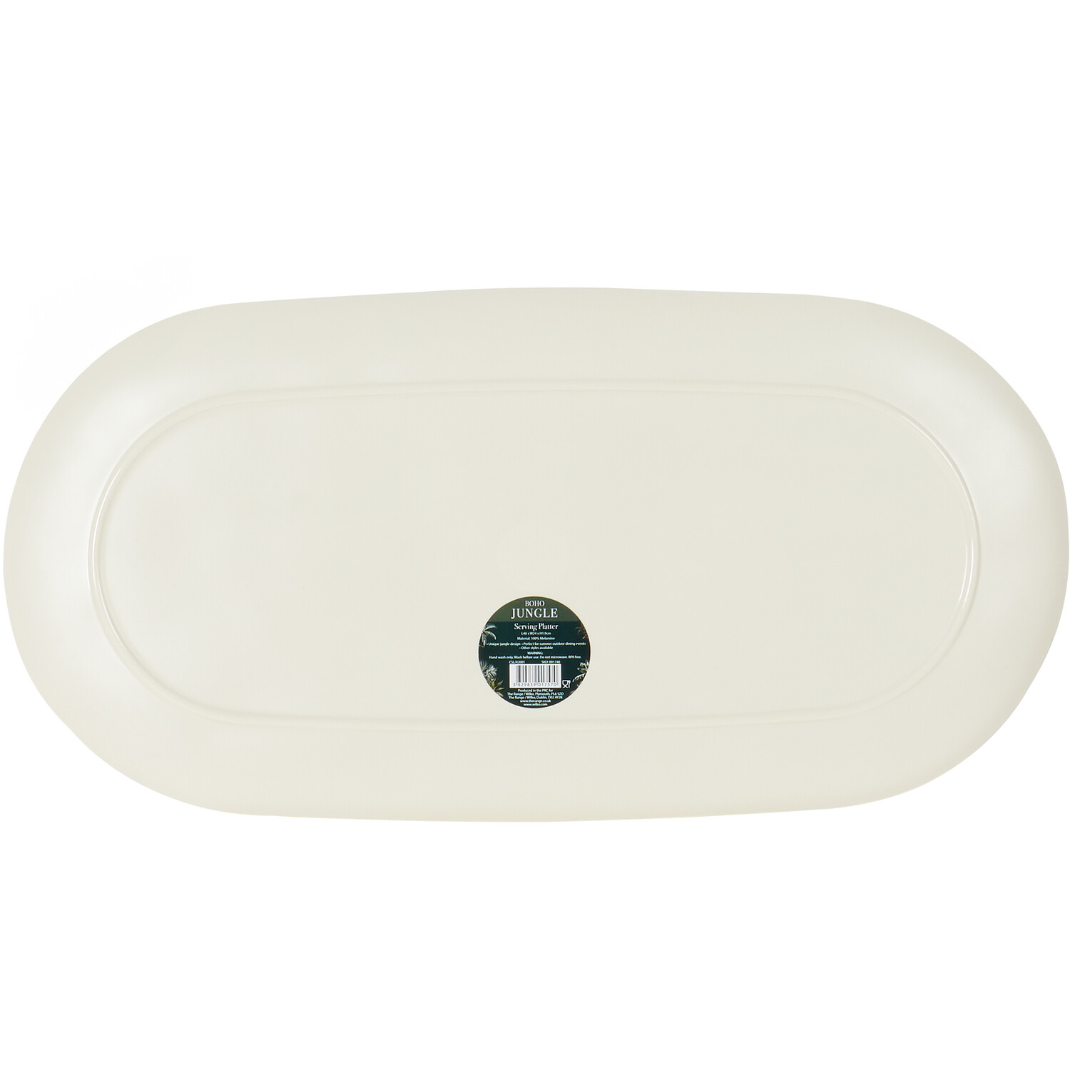 Boho Jungle Serving Platter - Dark Green Image 2