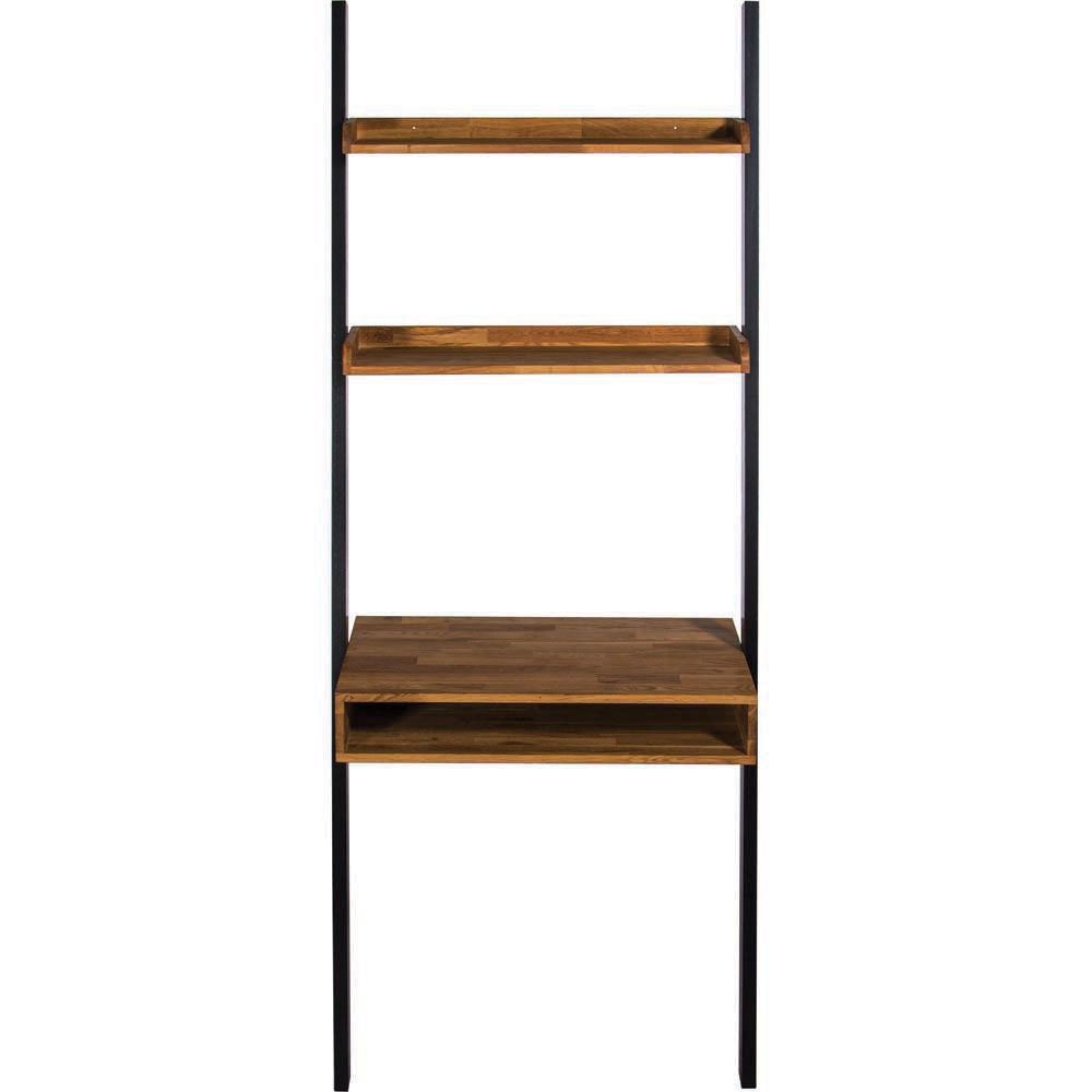 Copenhagen 3 Tier Solid Oak Ladder Desk Image 3