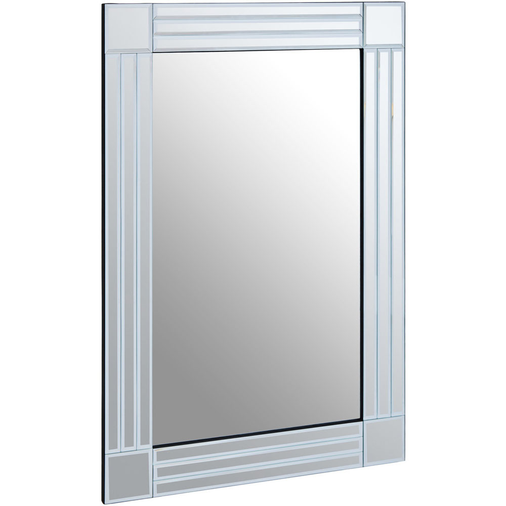 Premier Housewares Sana Rectangular Linear Wall Mirror Image 2