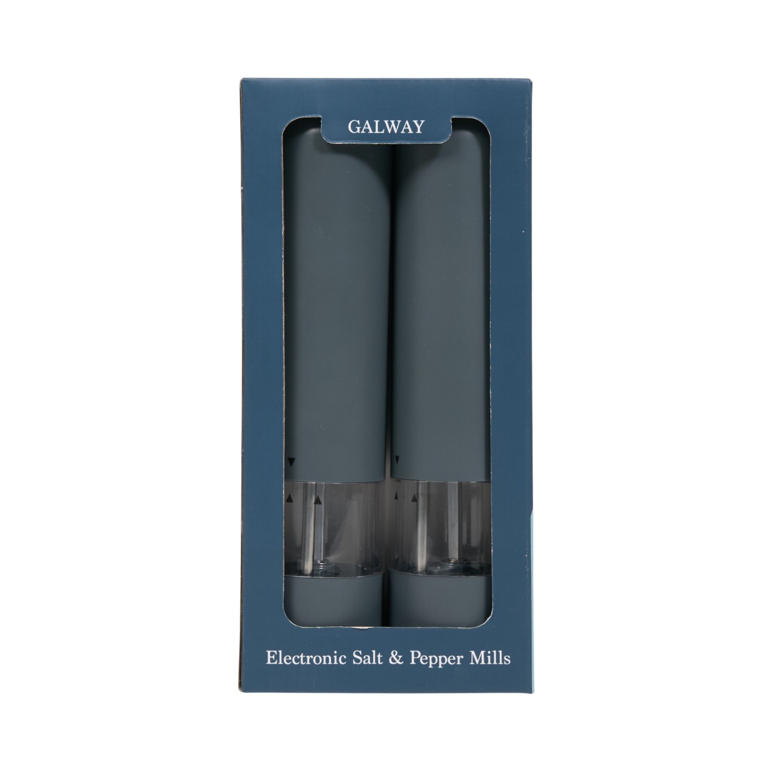Electric Salt and Pepper Mill Set Grey Image 2