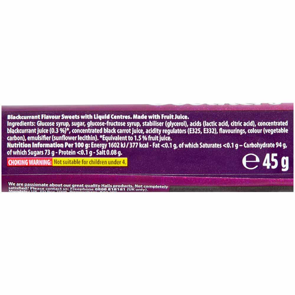 Halls Soothers Blackcurrant 45g Image 2