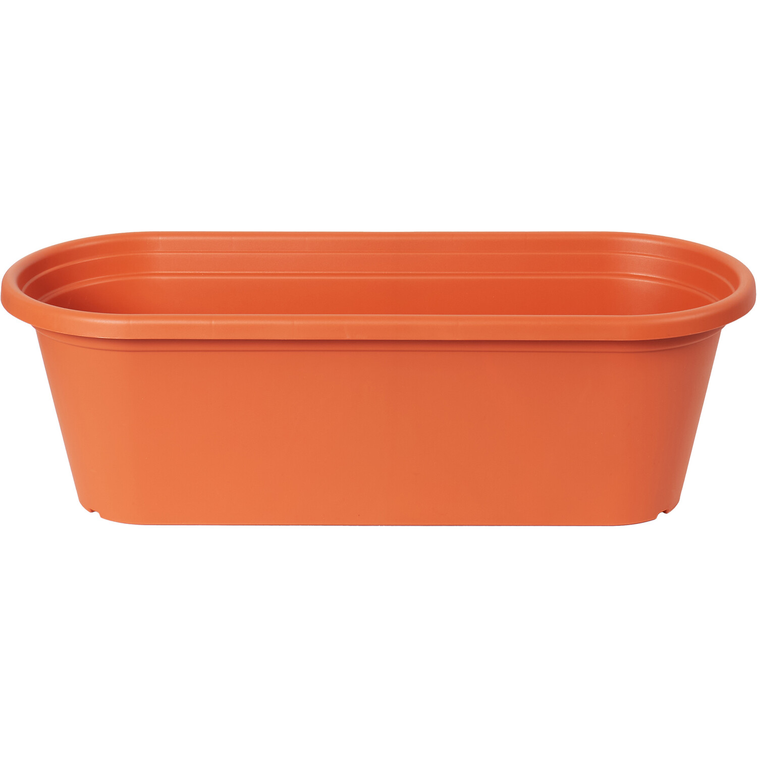Clever Pots Trough with Reservoir Terracotta 50cm Image 3