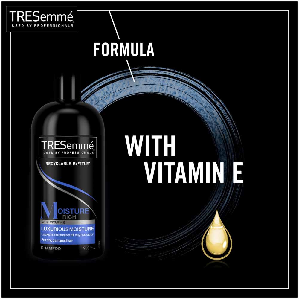 TREsemme Moisture Rich Shampoo 900ml Image 5