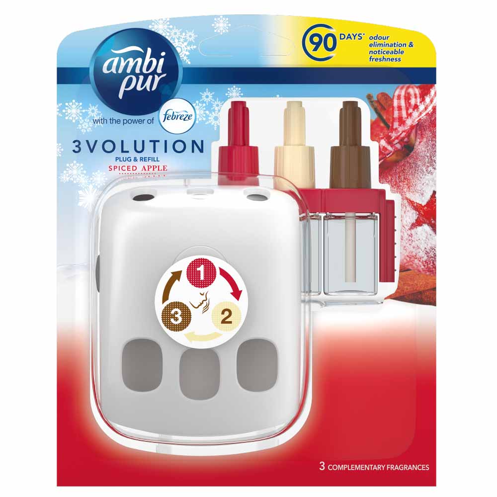 Febreze 3Volution Starter Kit Spiced Apple Wilko