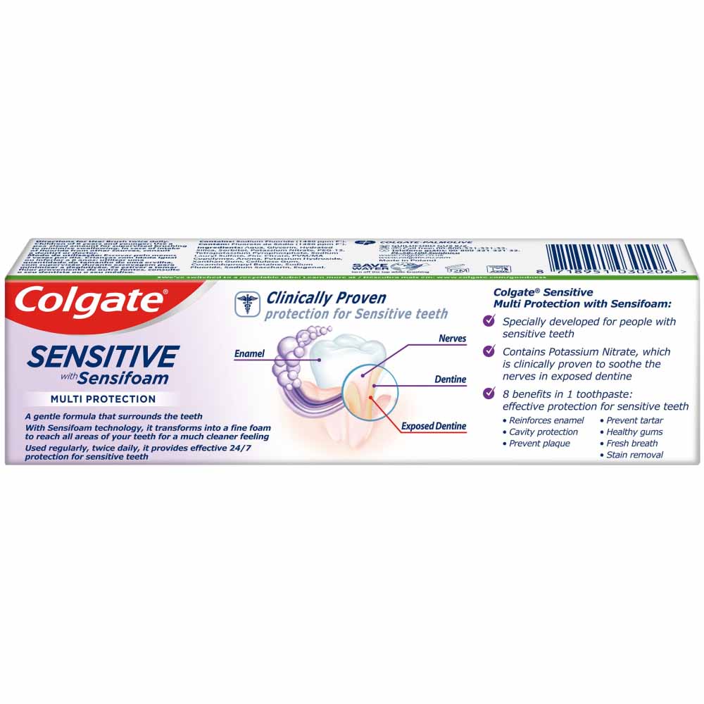 Colgate Sensitive with Sensifoam Toothpaste 75ml Image 3