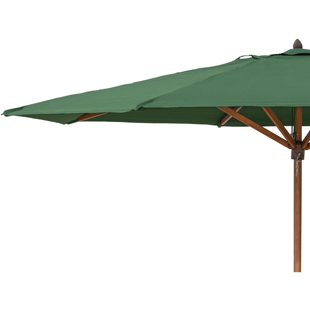 Rowlinson Willington Green Parasol with Round Base 2.7m Image 2