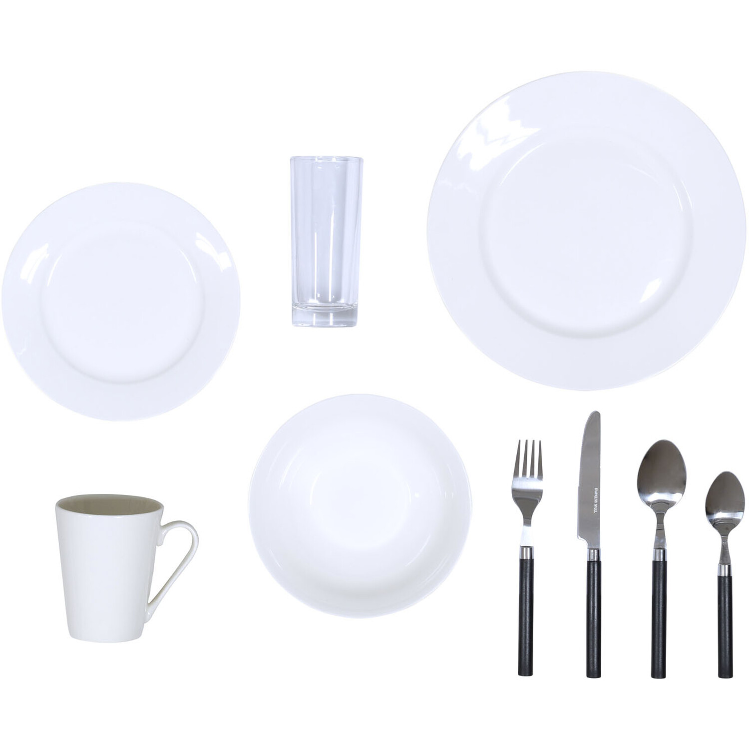 36-Piece Dinnerware Starter Set - White Image 1