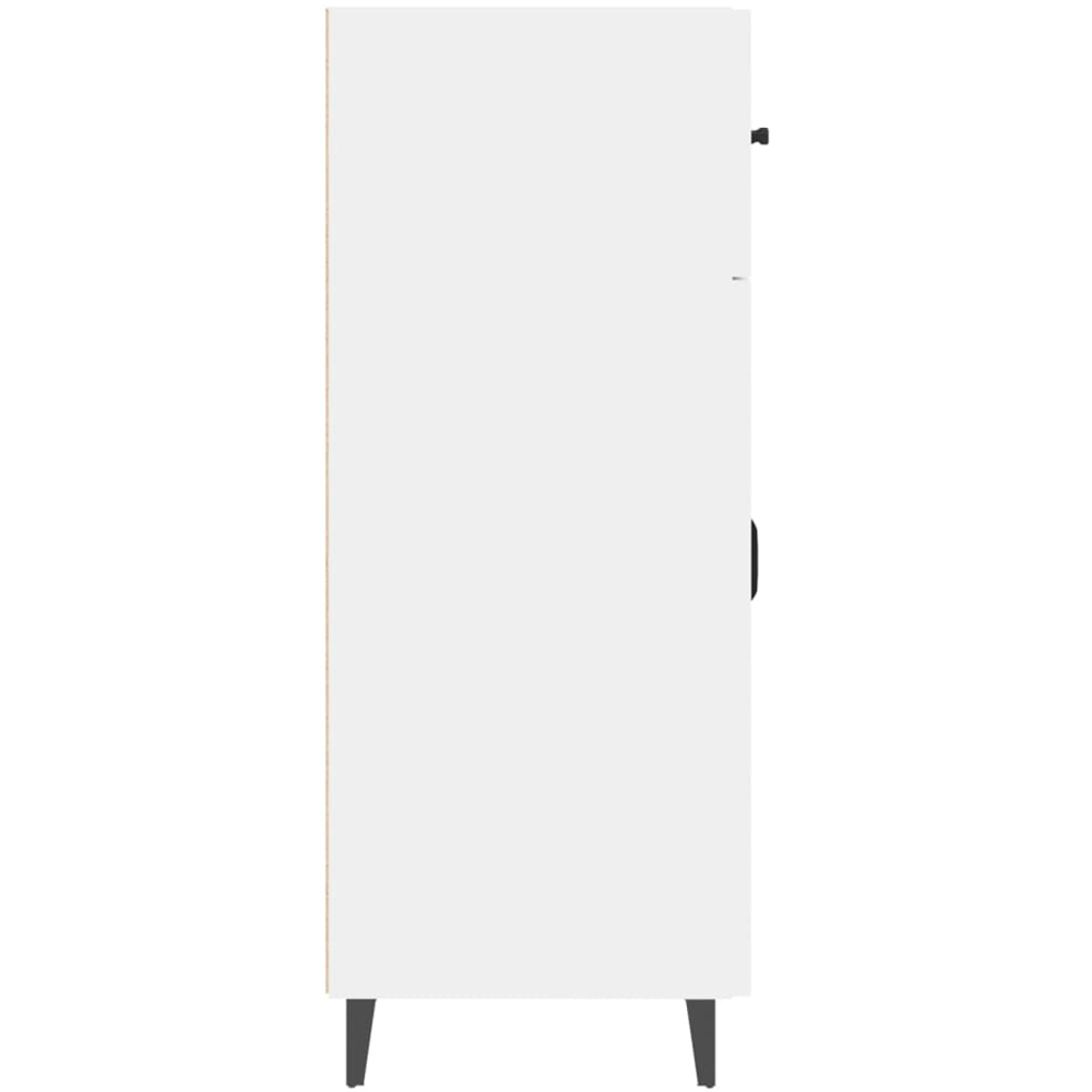 vidaXL 2 Door 2 Drawer White Sideboard Image 5