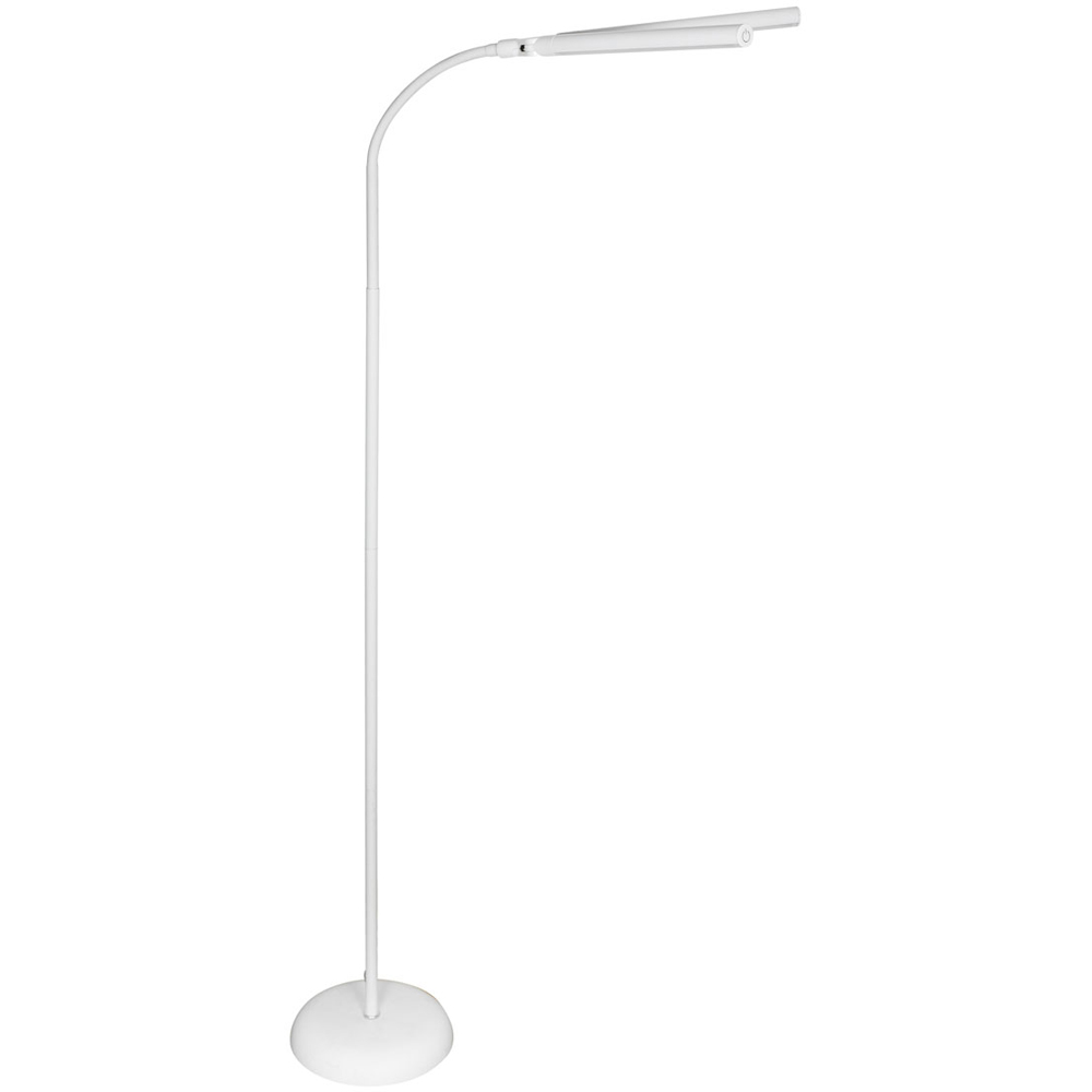 Sewing Online SO1360 White Double Tube Dimmable LED Lamp Floor Lamp with Adjustable Brightness Image 1