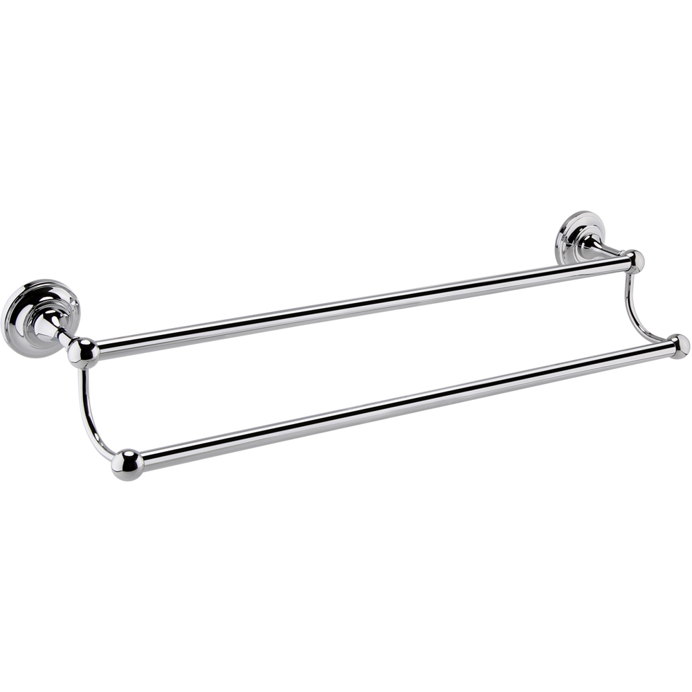 nuie Radiator Accessories Chrome Double Towel Rail Image 1