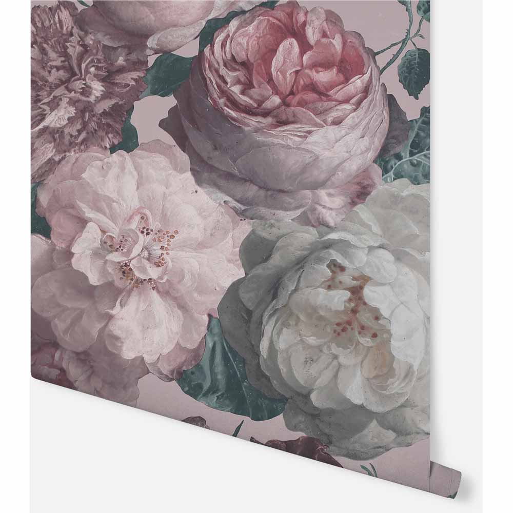 Arthouse Highgrove Floral Blush and Pink Wallpaper Image 3