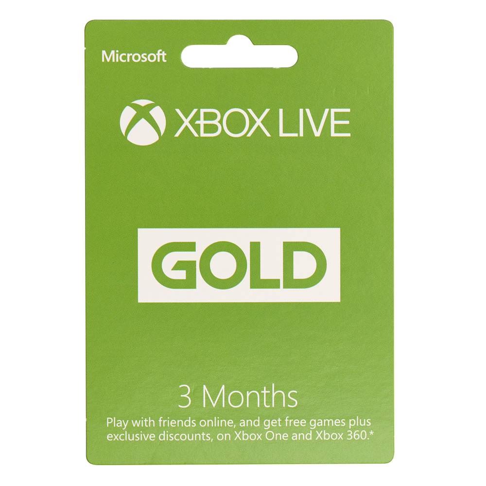 Xbox 3 Month Member Gift Card Image