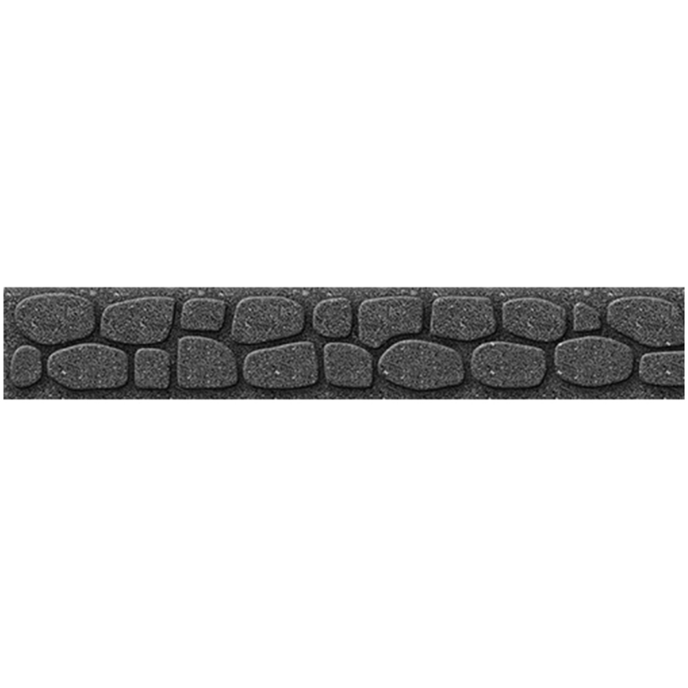 EZ Border Flexi Curve Grey Rockwall Garden Border Edging 4 Pack Image 2