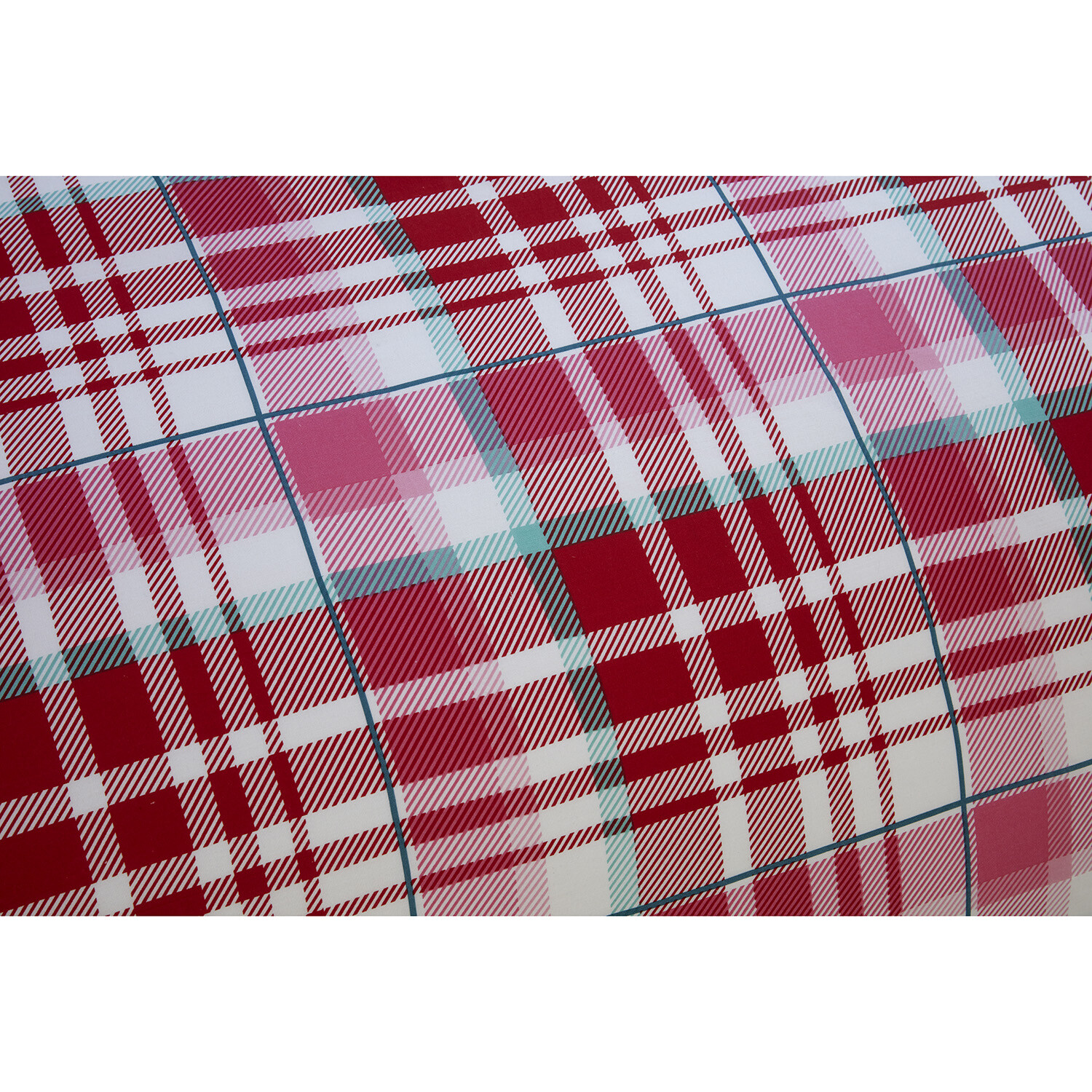 Ailsa Check Duvet Cover and Pillowcase Set - Pink / Double Image 5