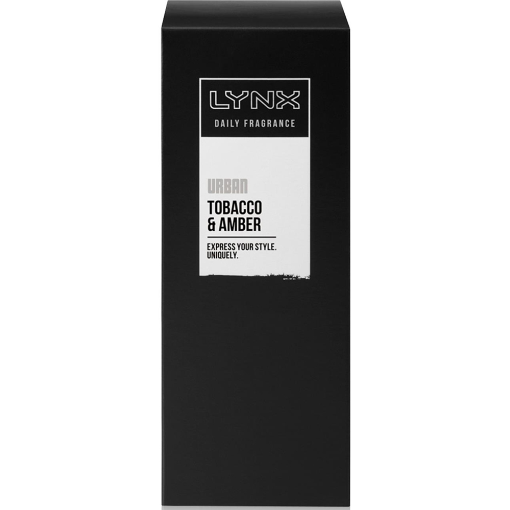 Lynx Daily Fragrance Urban Tobacco and Amber Deodorant Precision Pump Spray 100ml 30 Pack Image 4