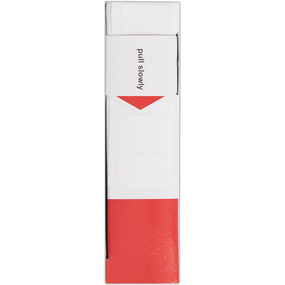 Blick White Rectangular Self Adhesive Label in Dispenser 16 x 22mm 1440 Pack Image 4