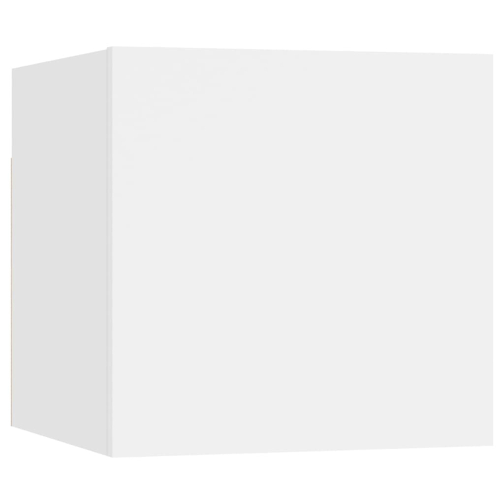 vidaXL 14 Door White Wall Mounted TV Cabinet Image 5
