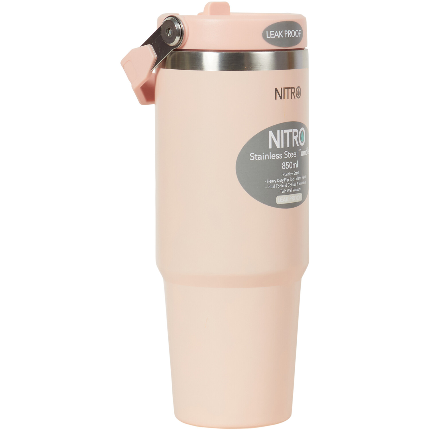 Nitro Rose/Coral Stainless Steel Tumbler Image 2