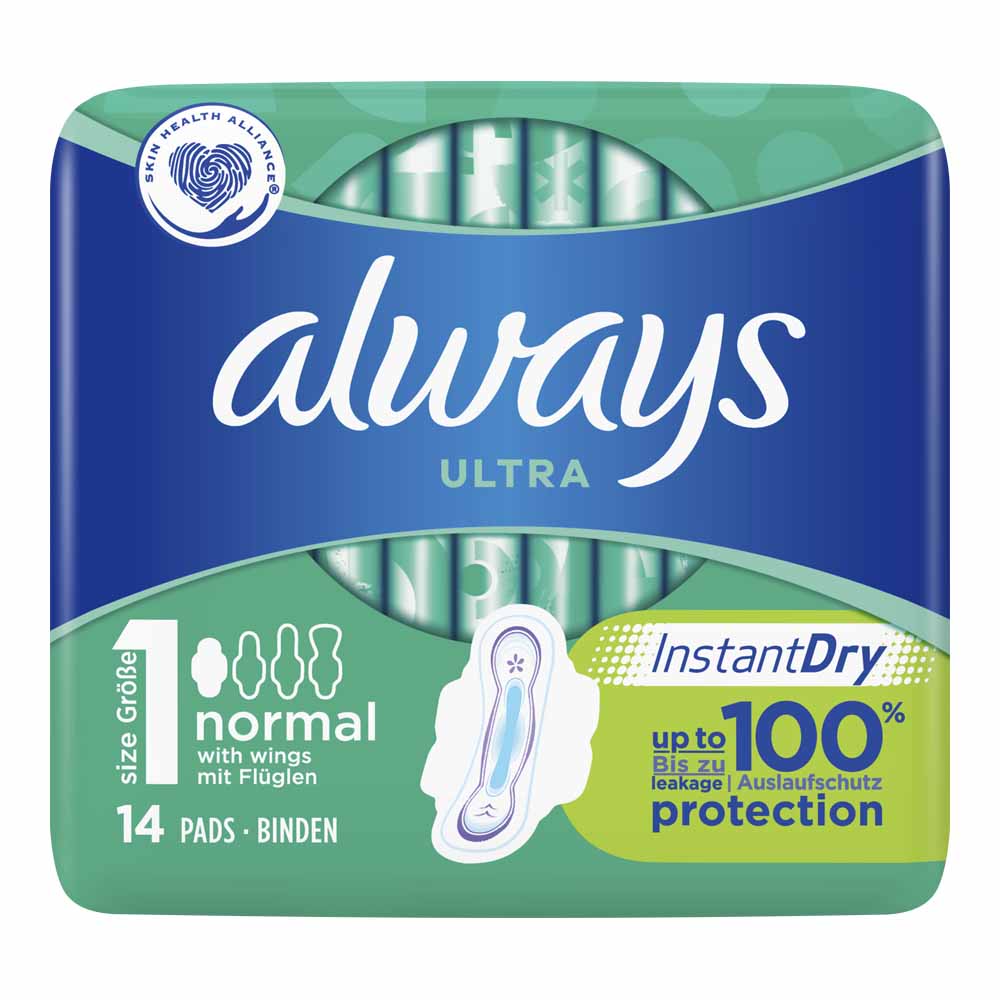 Always Ultra Normal Plus Sanitary Towels 14 pack Image 2