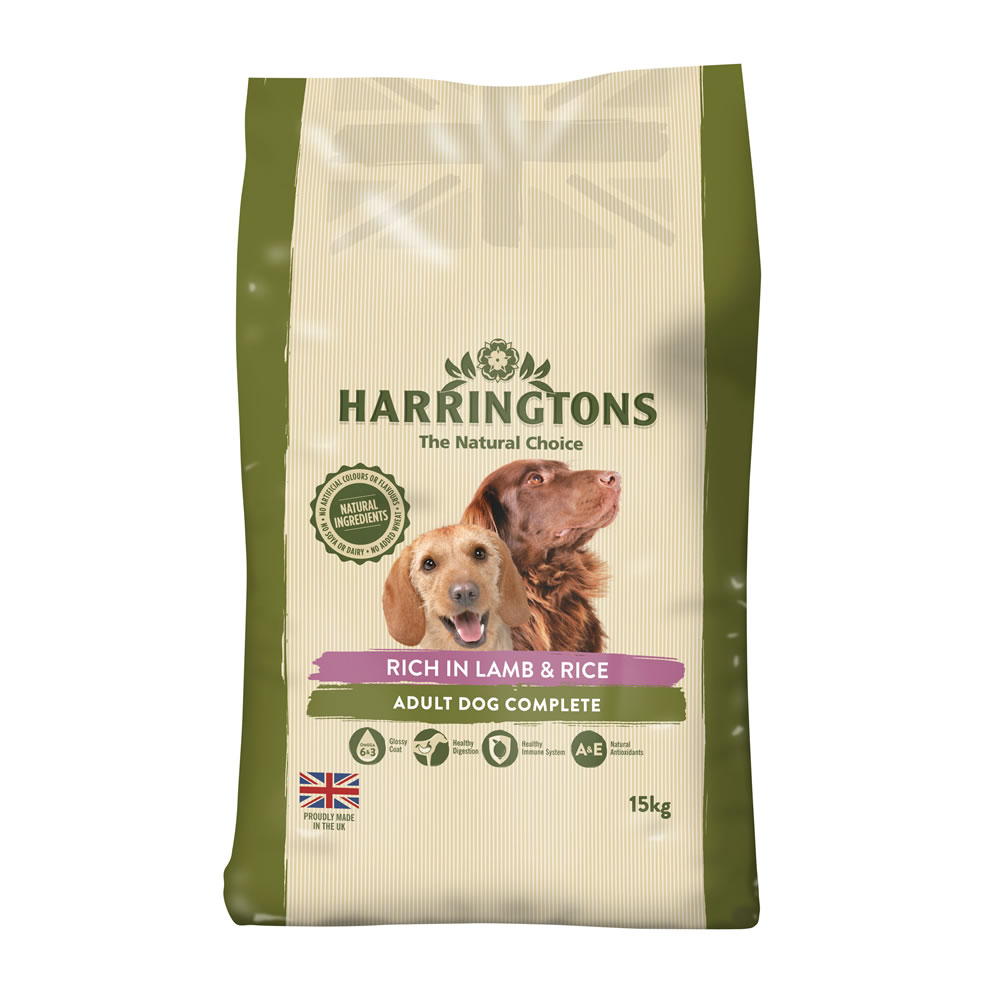 Harringtons Complete Lamb and Rice Dog Food 15kg Image 1