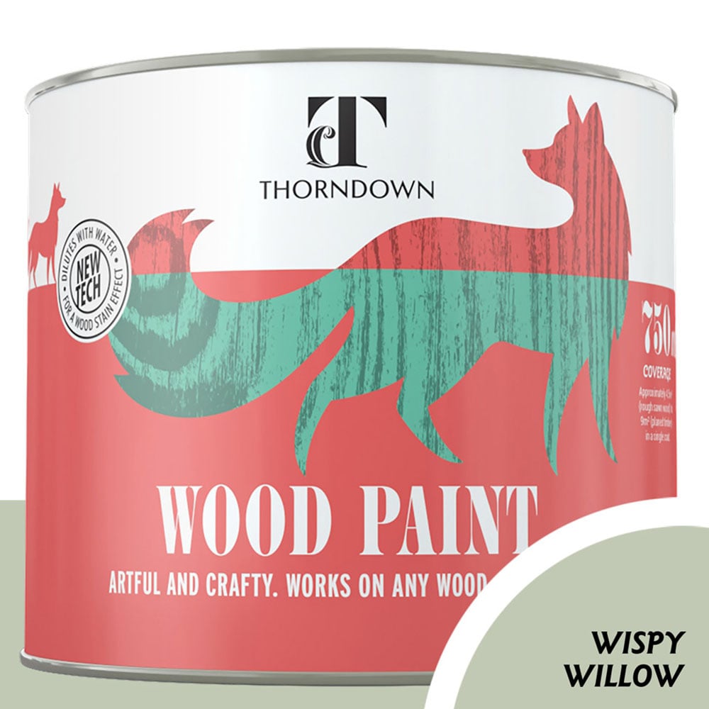 Thorndown Wispy Willow Satin Wood Paint 750ml Image 4
