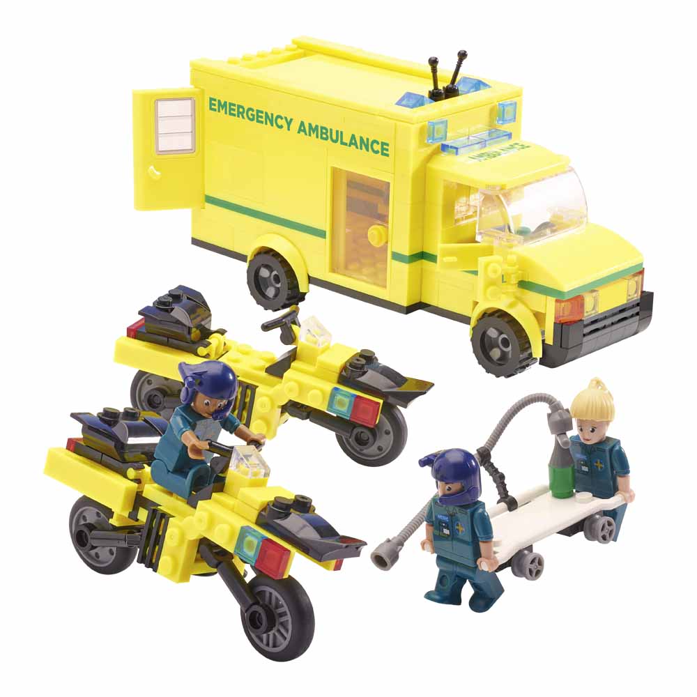 Wilko Blox City Ambulance Large Set Image 1