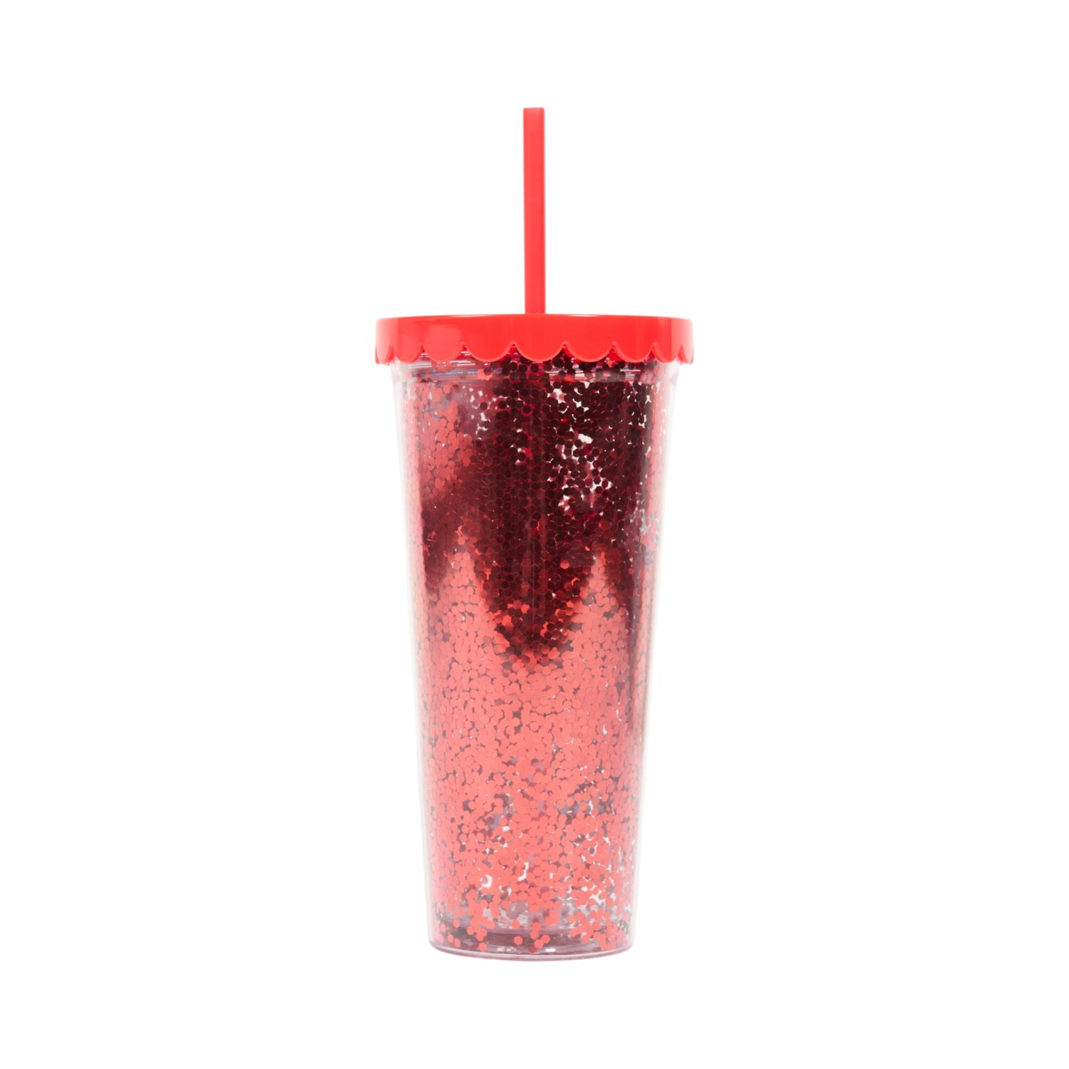 Glitter Tumbler with Straw Image 4