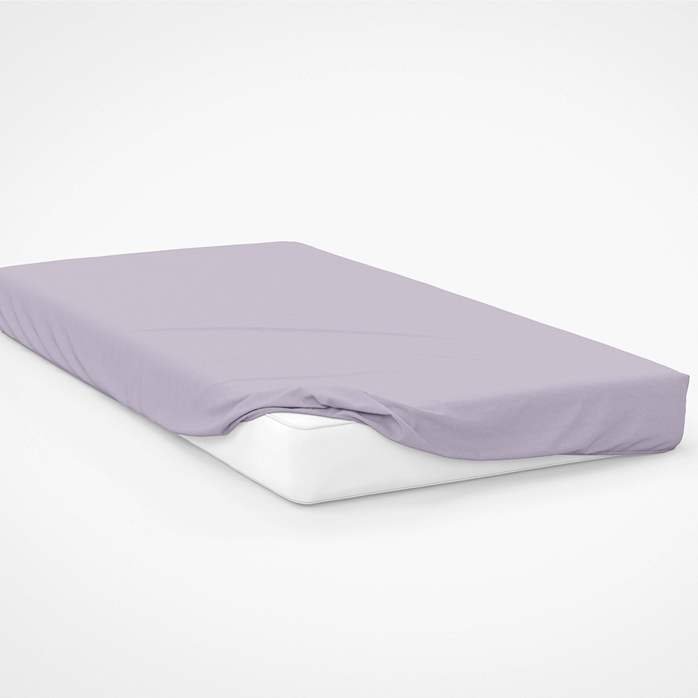 Serene Double Heather Fitted Bed Sheet Image 2