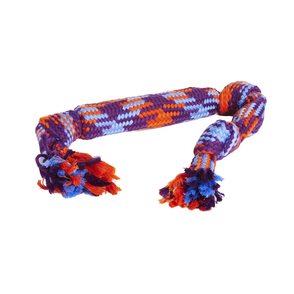 Wilko Threaded Rope Dog Toy Assorted Image 1