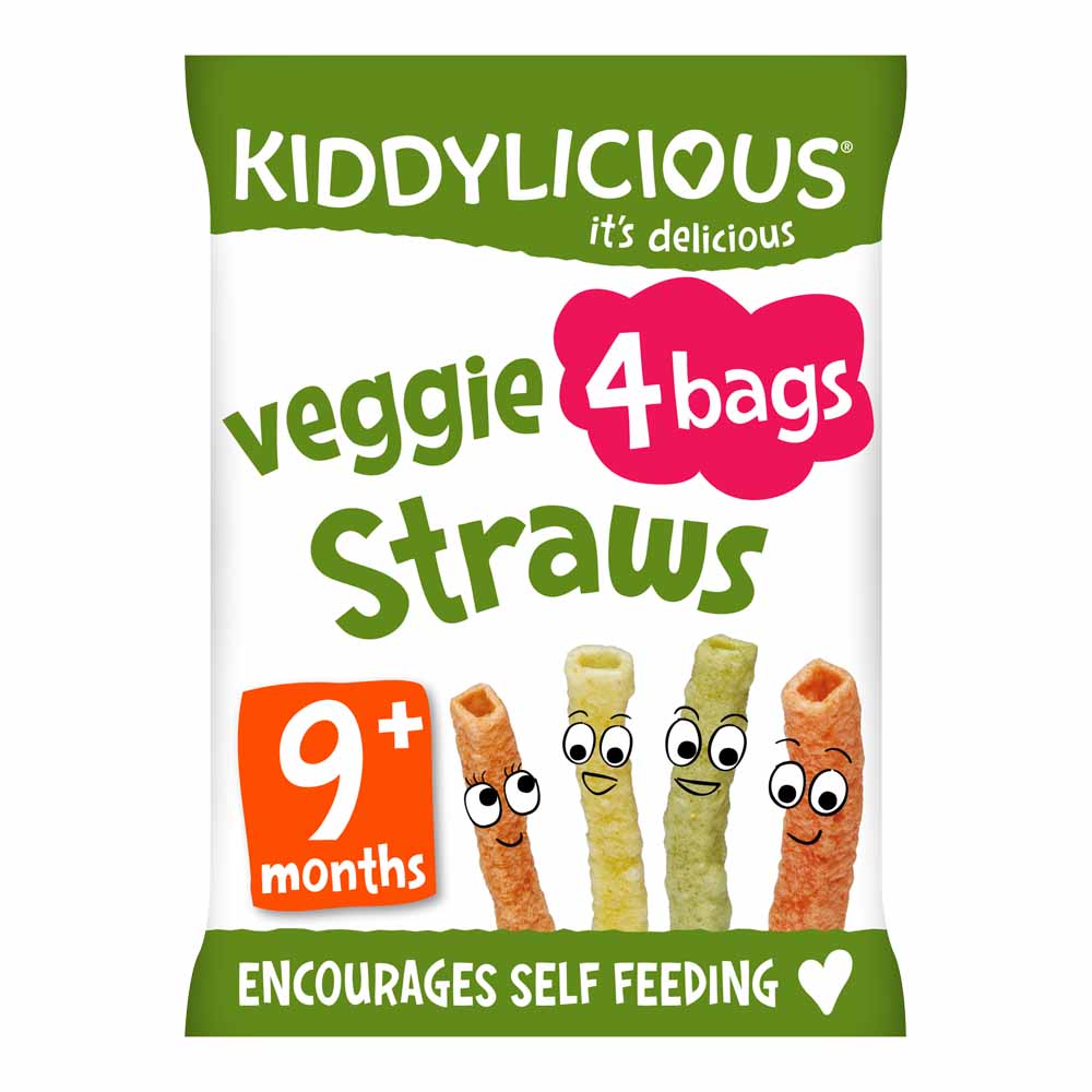 Kiddylicious Veggie Straw Multi 4 x 12g Image