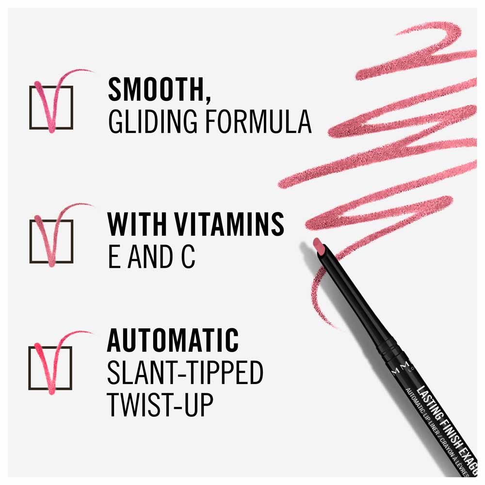 Rimmel Lasting Finish Automatic Lip Liner 063 Eastend Pink Image 4