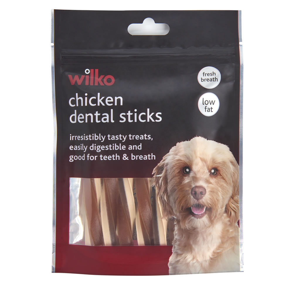Wilko Dog Dental Sticks Chicken 130g Image