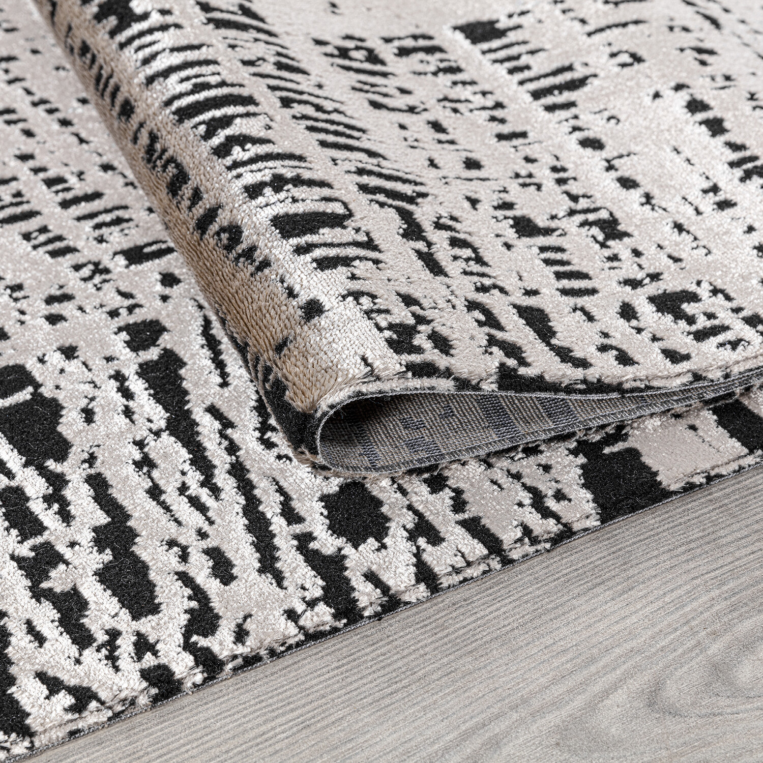 Striato Textured Rug Beige Image 2