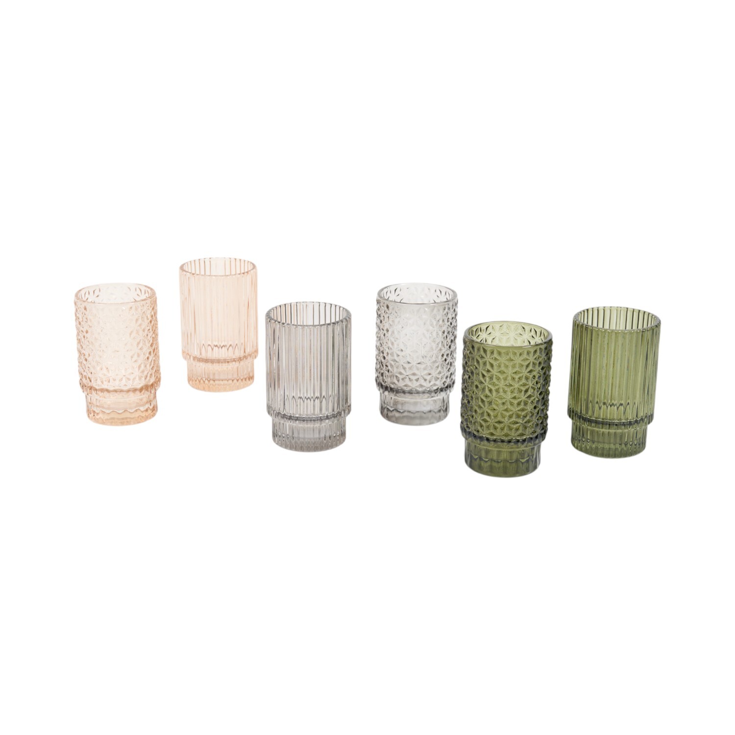 Isla Glass Tealight Holder Image 1