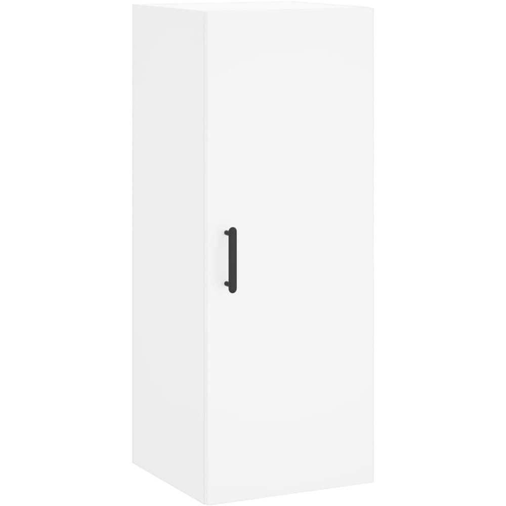 vidaXL 2 Door 6 Adjustable Shelf White Highboard with Metal Legs Image 7