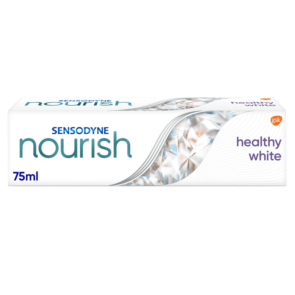 Sensodyne Nourish Healthy White Toothpaste 75ml Image 1