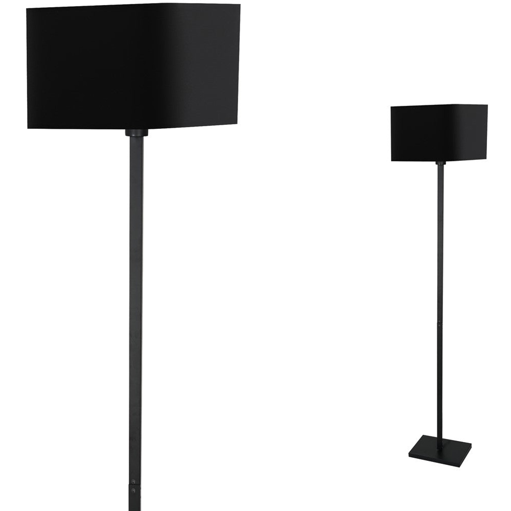 Milagro Napoli Black Floor Lamp 230V Image 2