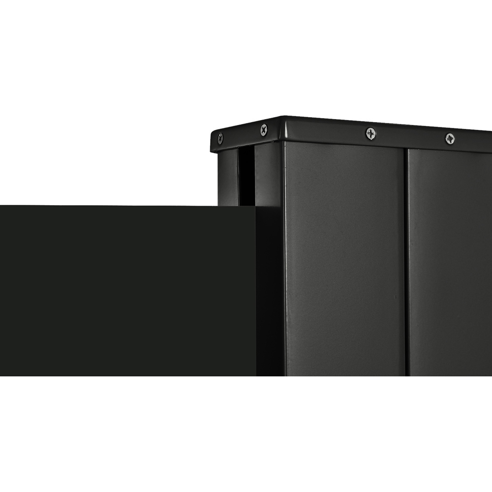 Outsunny Black Retractable Side Awning Screen Fence Image 3