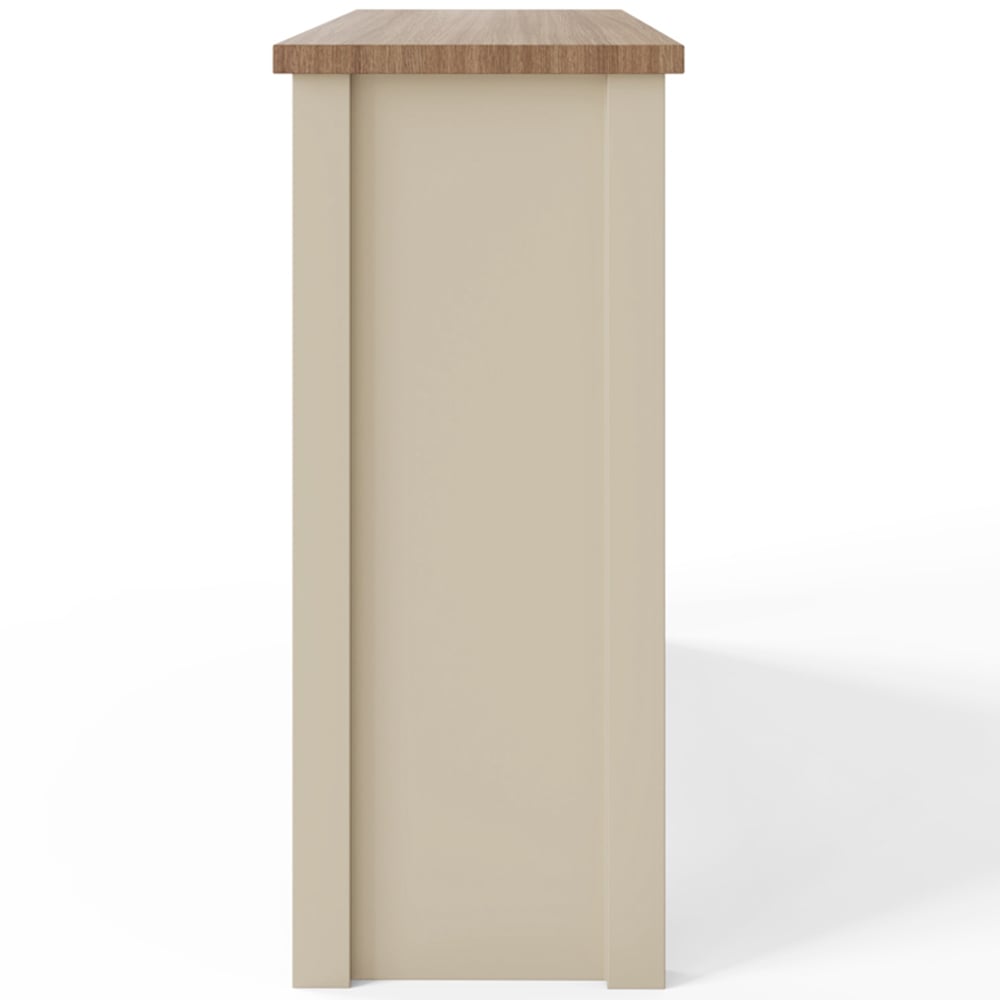 GFW Lancaster 2 Door 2 Drawer Cream Compact Sideboard Image 4