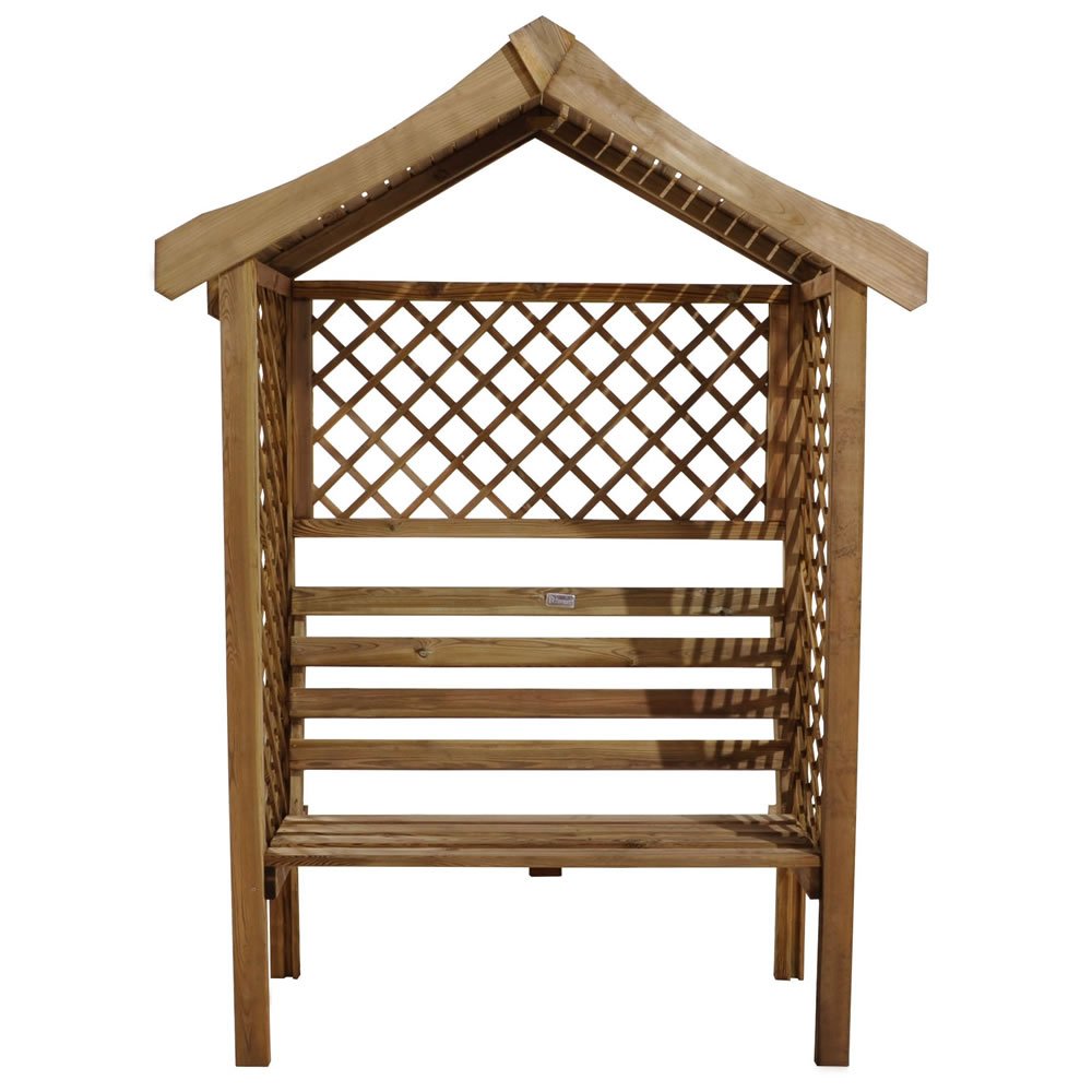 Forest Garden Parisienne 2 Seater 6.9 x 5 x 2.1ft Arbour Image 2