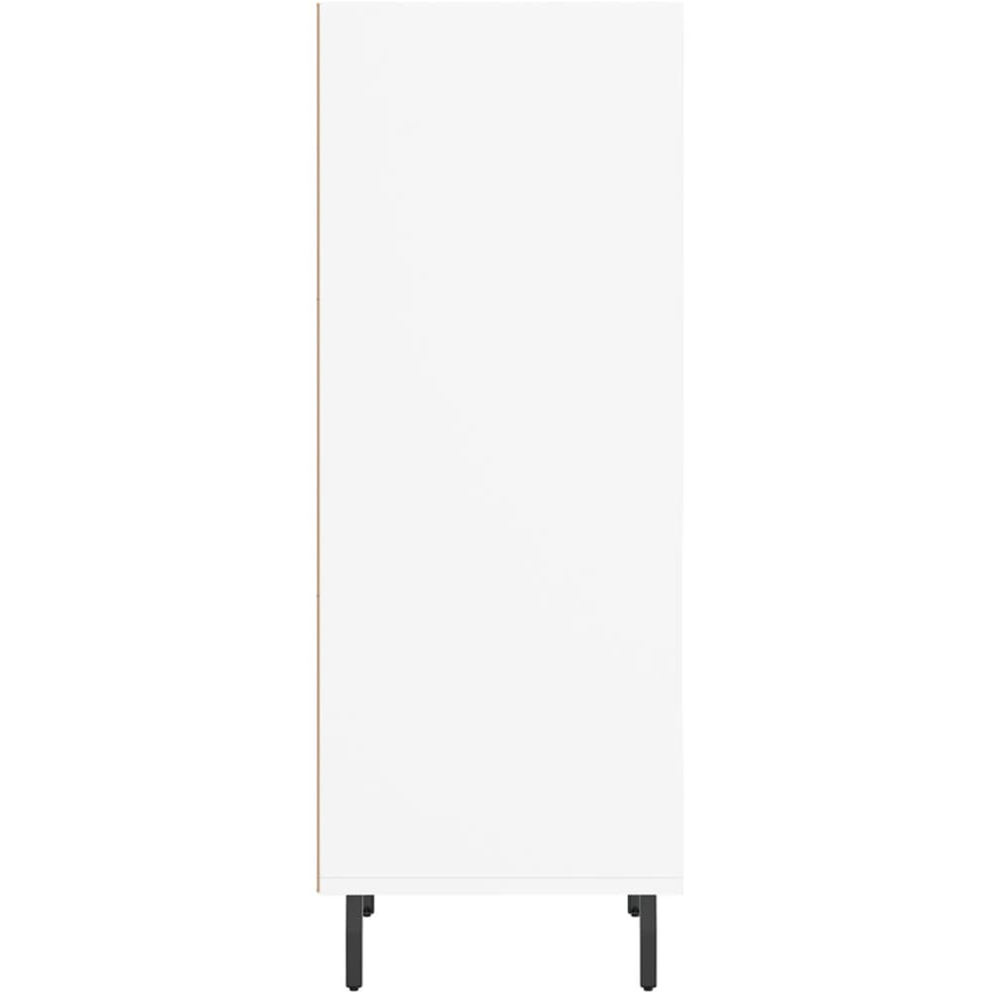 vidaXL 3 Shelf White Sideboard Image 5