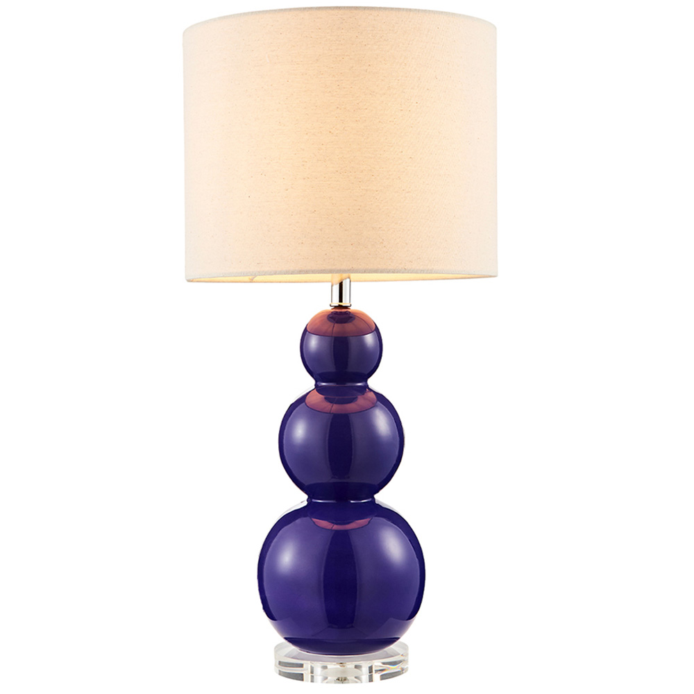 Helly Glass Lamp Indigo Image 1