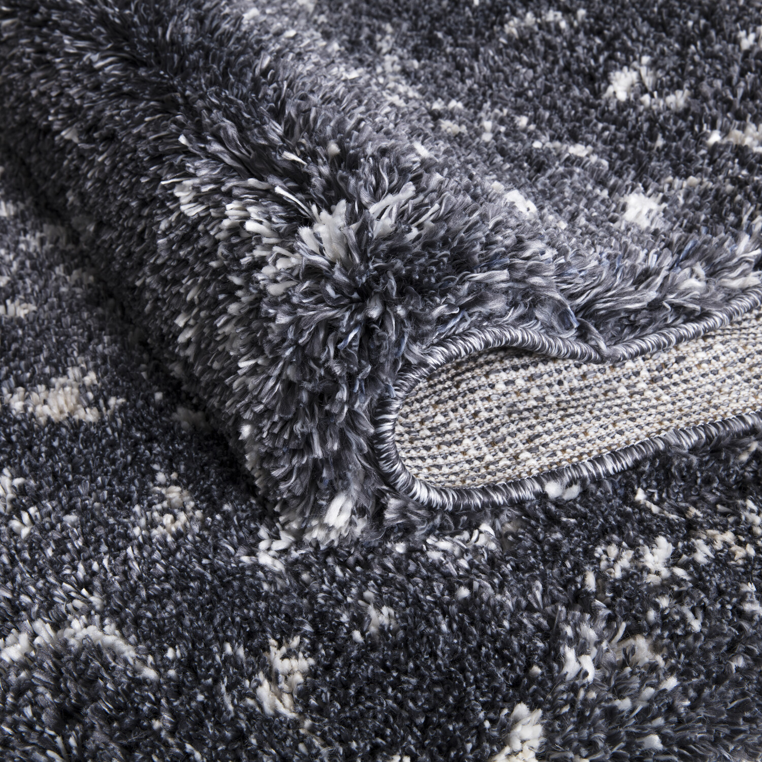 Astrid Navy Nordic Shaggy Rug 140 x 200cm Image 3