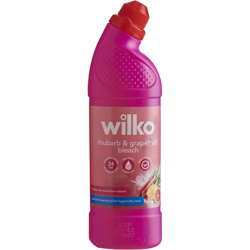 Wilko Rhubarb and Grapefruit Bleach 750ml Image 1