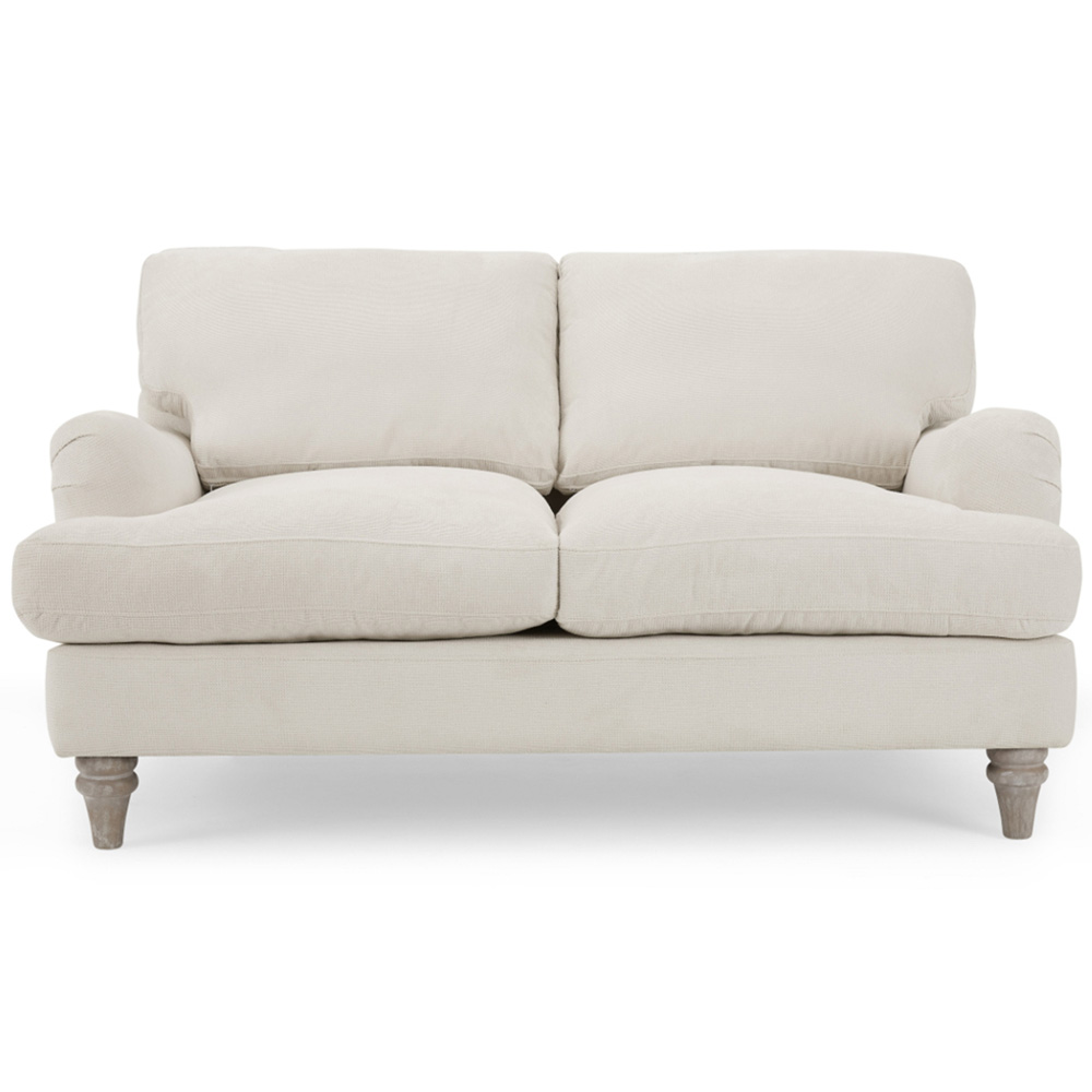 Home Detail Oxford 2 Seater Ivory Linen Sofa Image 3