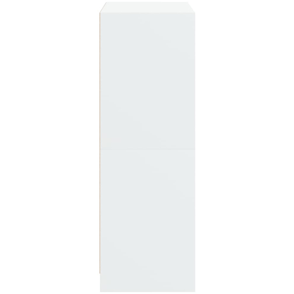 vidaXL 6 Door White Narrow Highboard Image 8