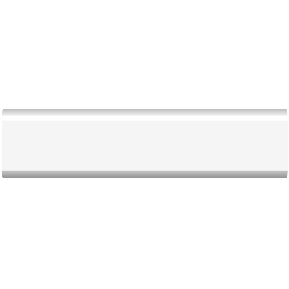 National Skirting White Bullnose Primed Dado Rail 25mm 50 x 2300mm Image 2
